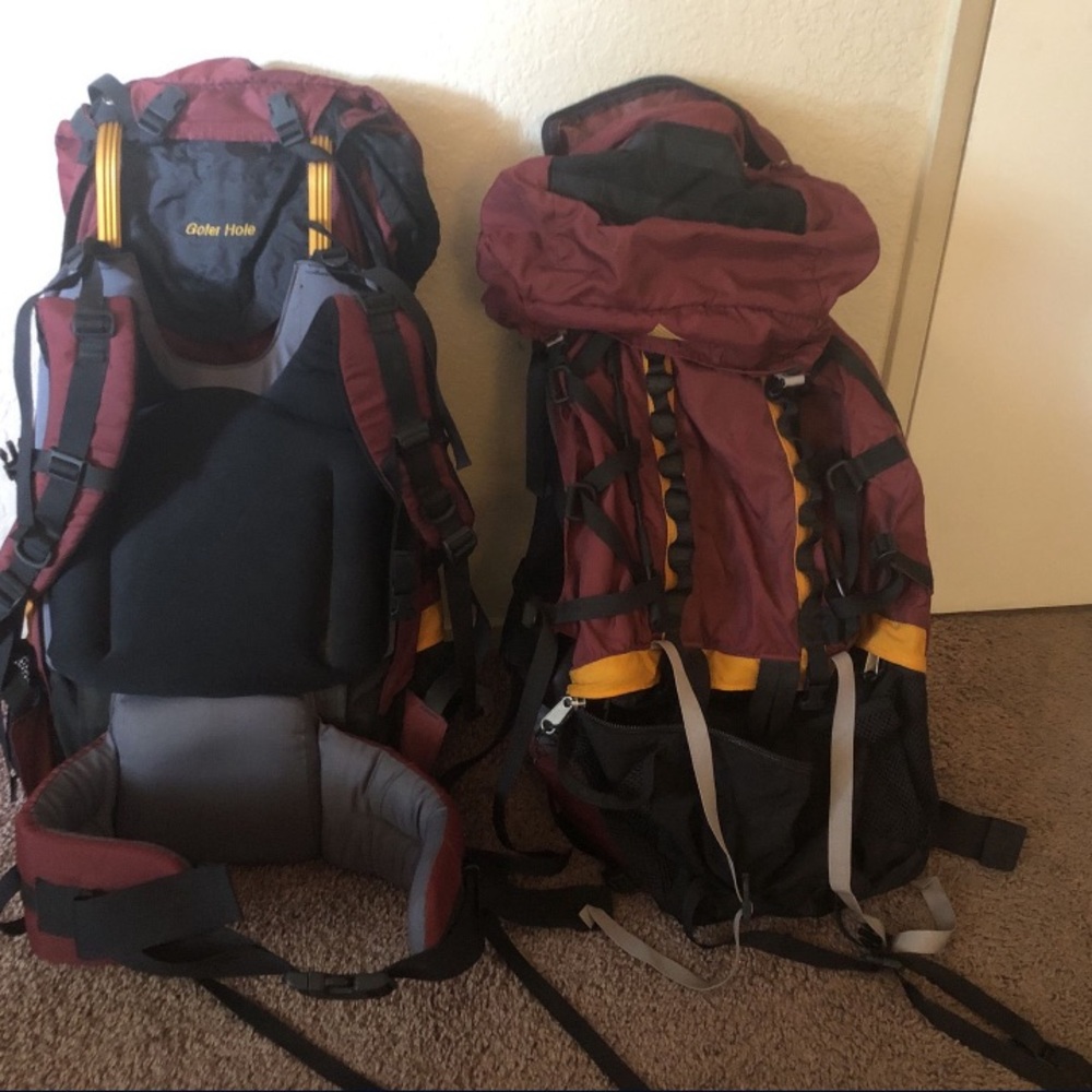 2 - Kelty Red Dune Backpacking Bags